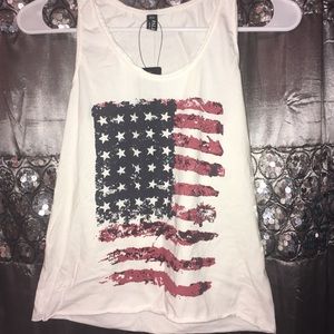 American Flag Tank NWT